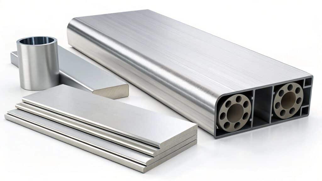 A diagram illustrating the T4 heat treatment on an aluminum alloy, showing the heating and quenching stages, followed by a gradual increase in hardness over time at room temperature.